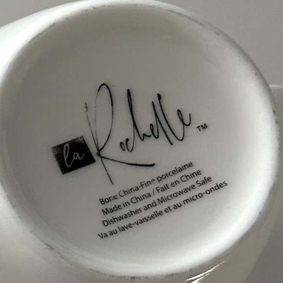 Set of 5 La Rochelle fine porcelain coffee mug - Picture 4 of 4